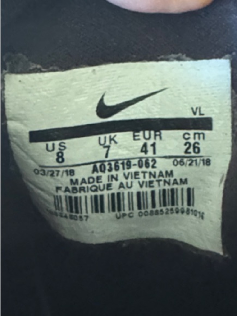 NIKE F.C. REACT SNEAKER - BLACK/BLACK LIMITED EDITION - Picture 11 of 11